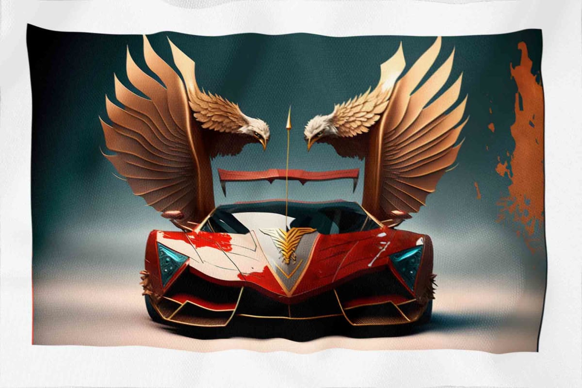 Tela Impermeable Estampada Carros D11 50cm x 70cm2