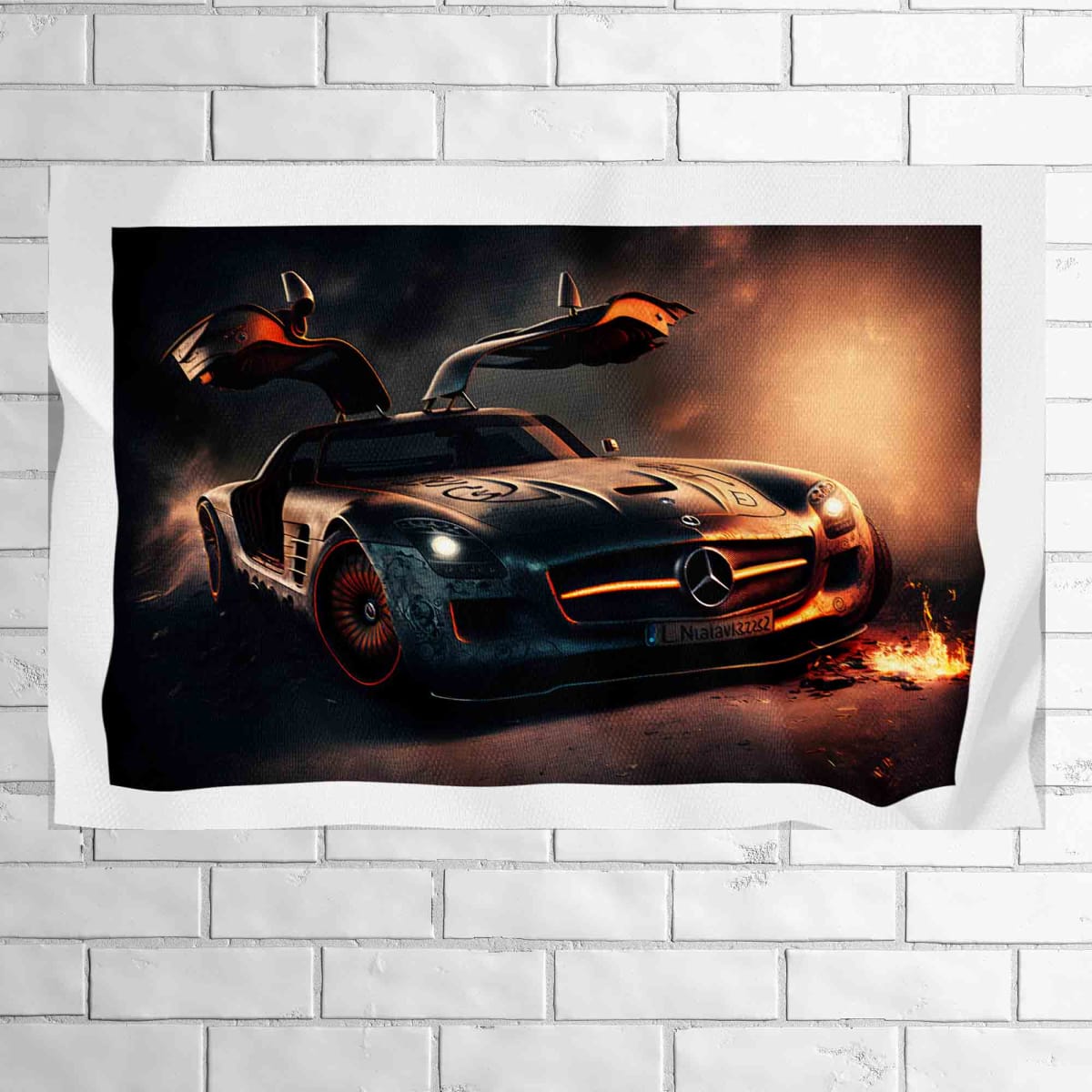 Tela Impermeable Estampada Carros D16 50cm x 70cm3