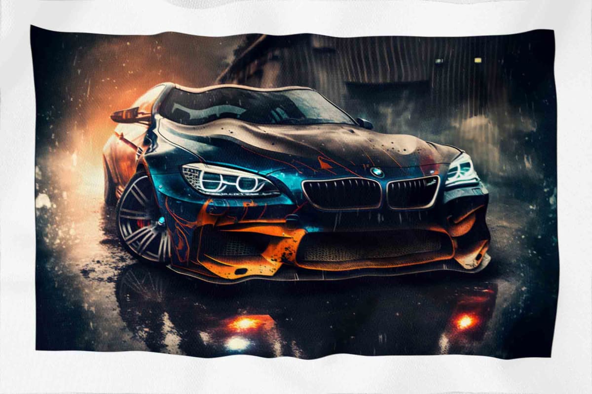 Tela Impermeable Estampada Carros D18 50cm x 70cm2