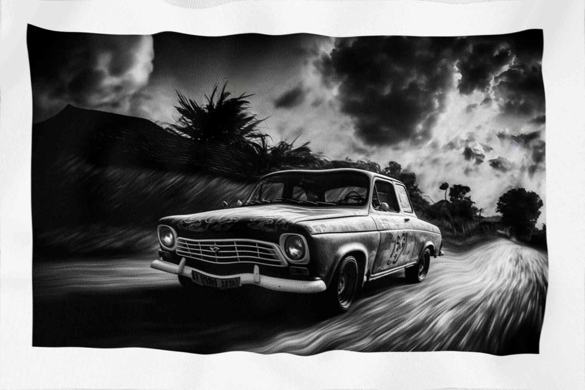 Tela Impermeable Estampada Carros D2 50cm x 70cm2