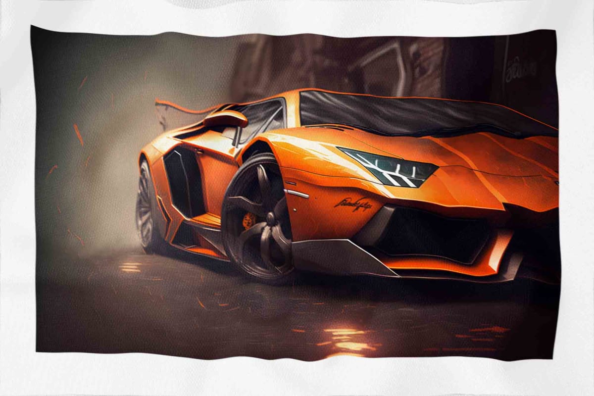 Tela Impermeable Estampada Carros D25 50cm x 70cm2