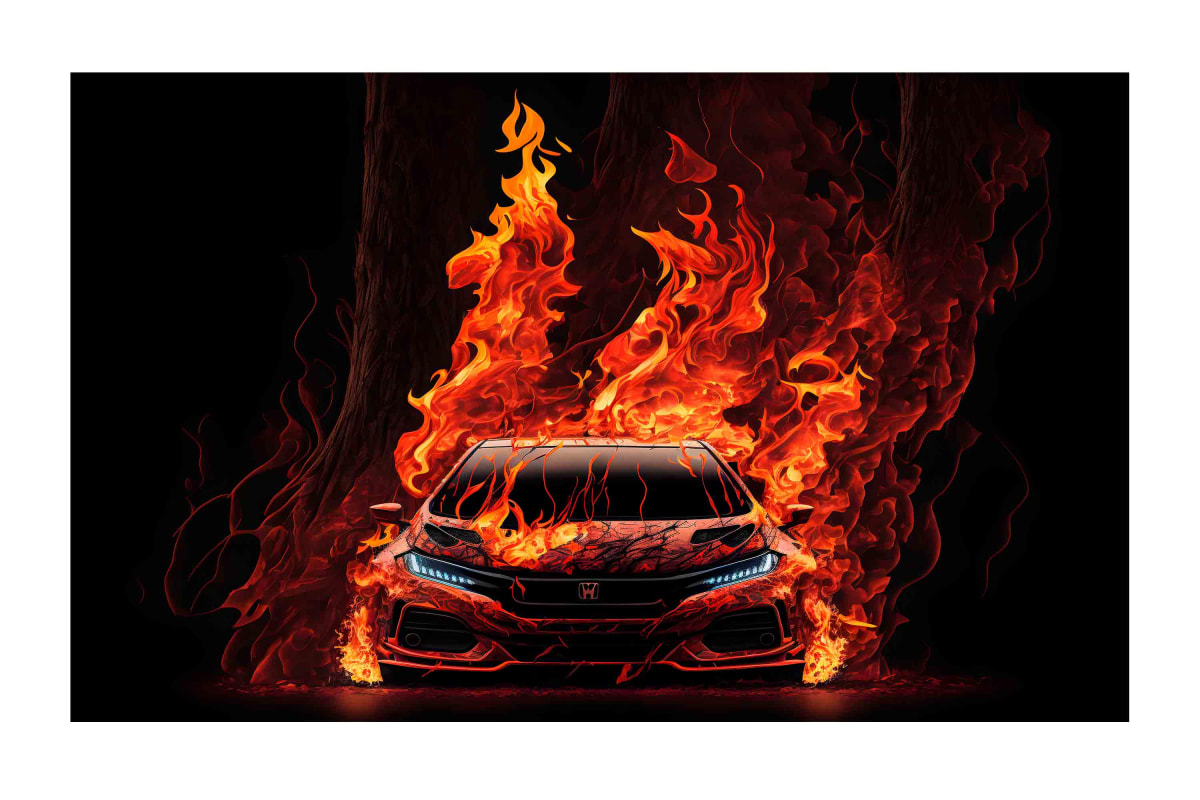 Tela Impermeable Estampada Carros D27 50cm x 70cm 0