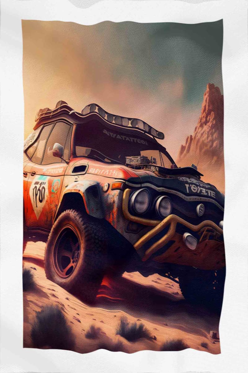 Tela Impermeable Estampada Carros D31 50cm x 70cm2