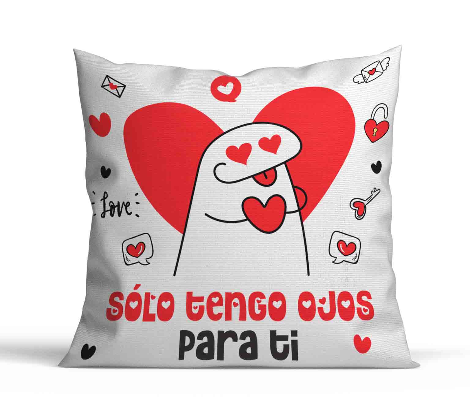 Cojín Flork Solo tengo ojos para ti - San Valentin D5