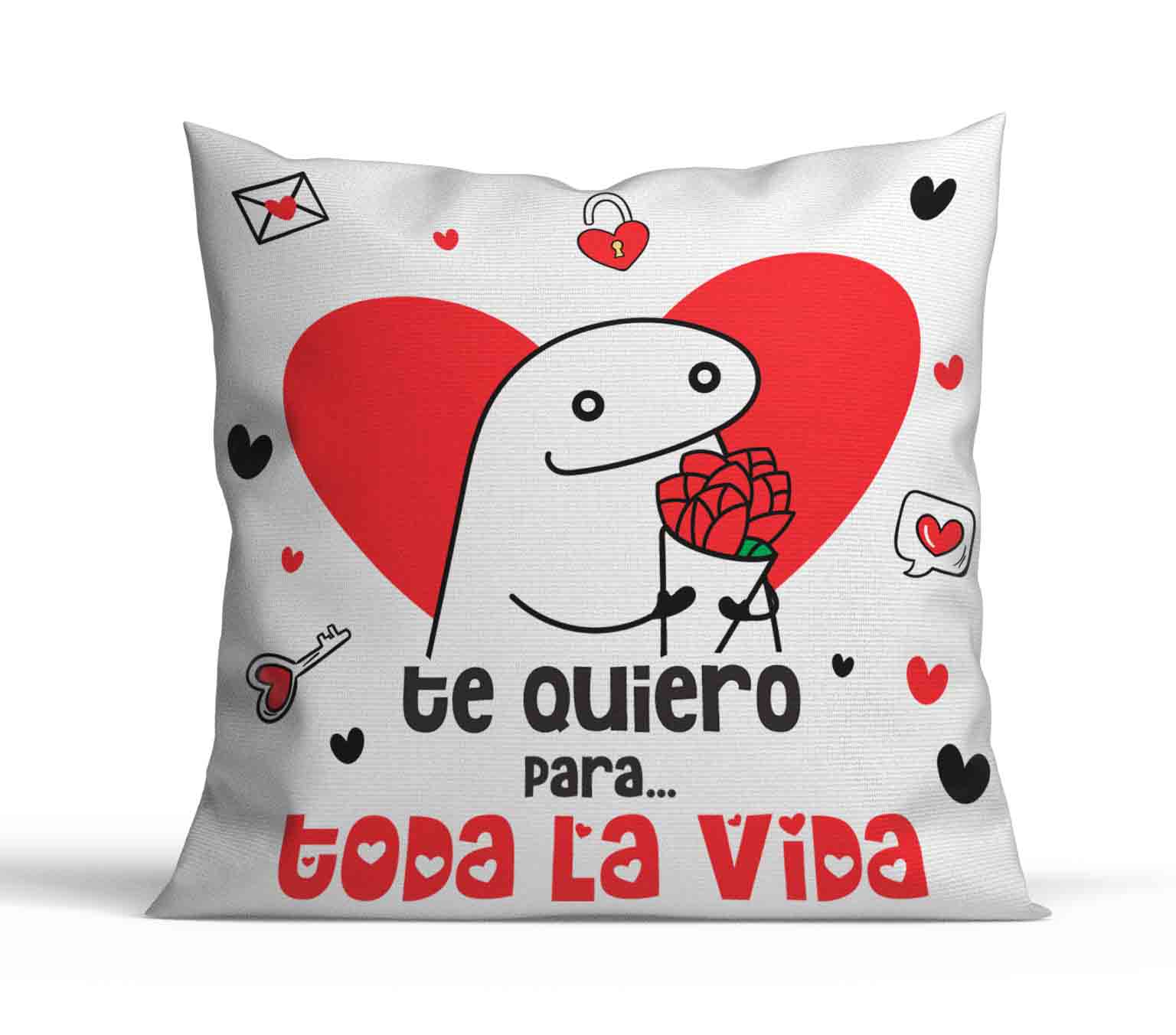 Cojín Flork Te quiero para toda la vida - San Valentin D2