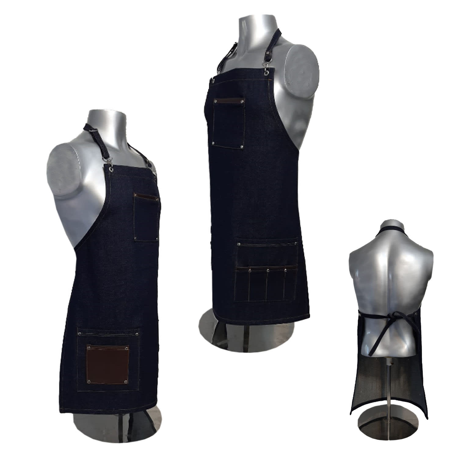 Pechera Multibolsillo Café