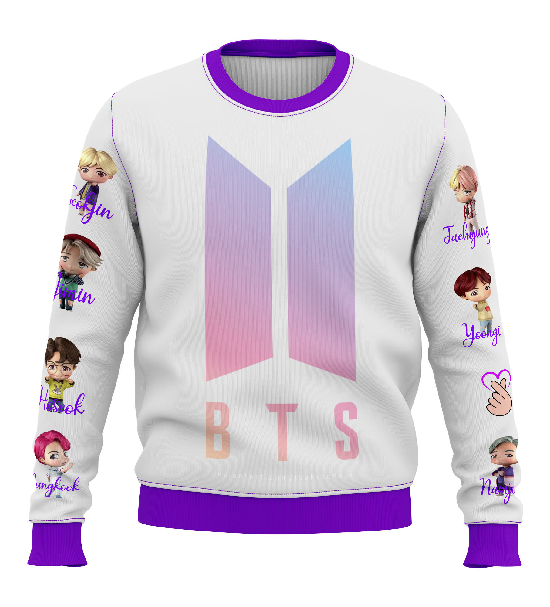 Polerón Personalizado BTS D6