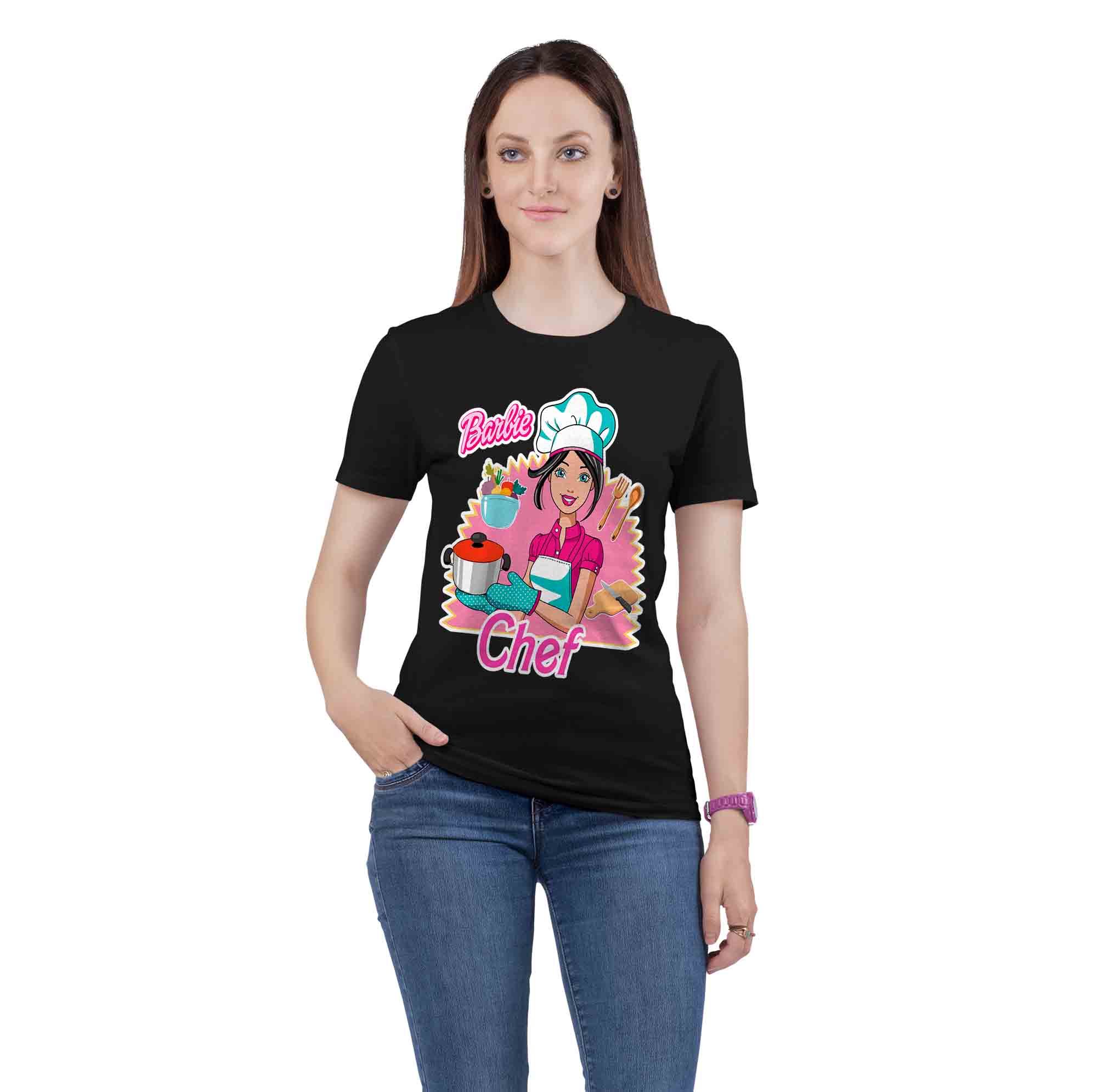 Polera Barbie Chef D6