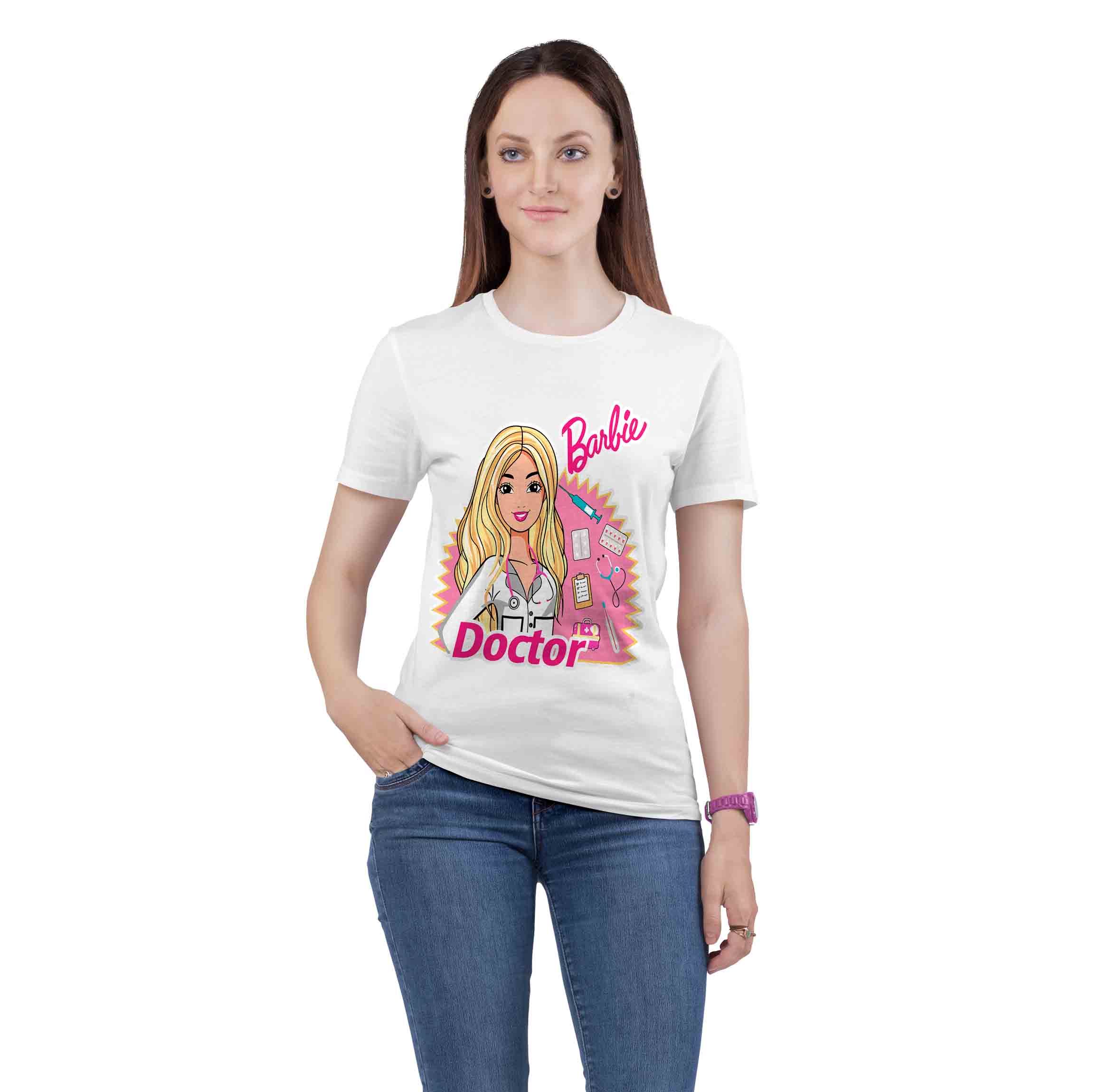 Polera Barbie Doctor BD7