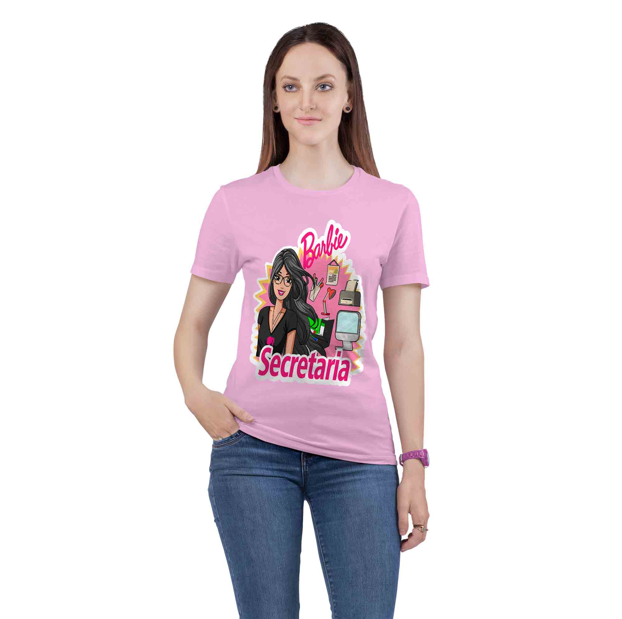 Polera Barbie Secretaria RD11