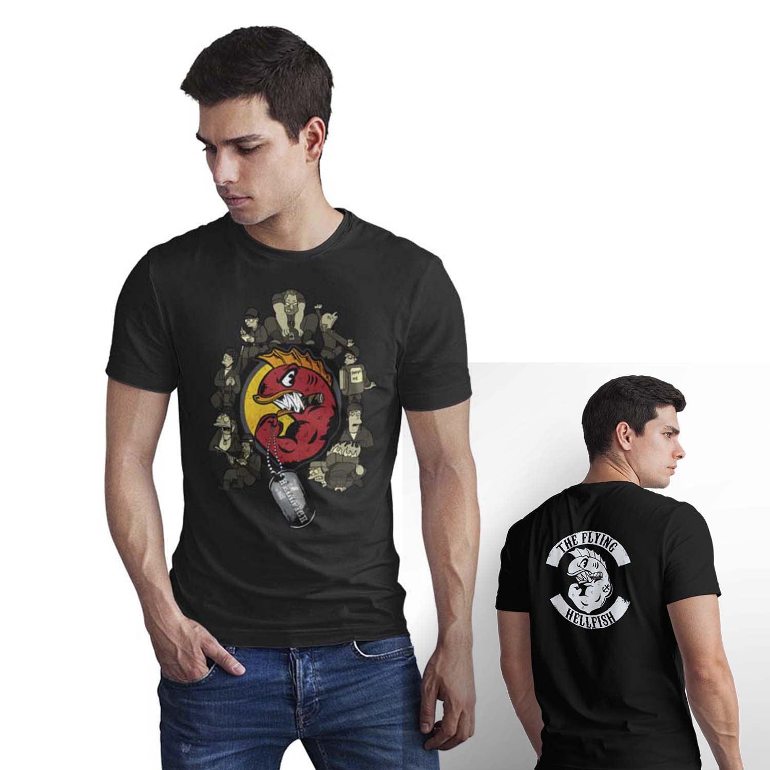 Polera The Hellfish Los Simpsons D5