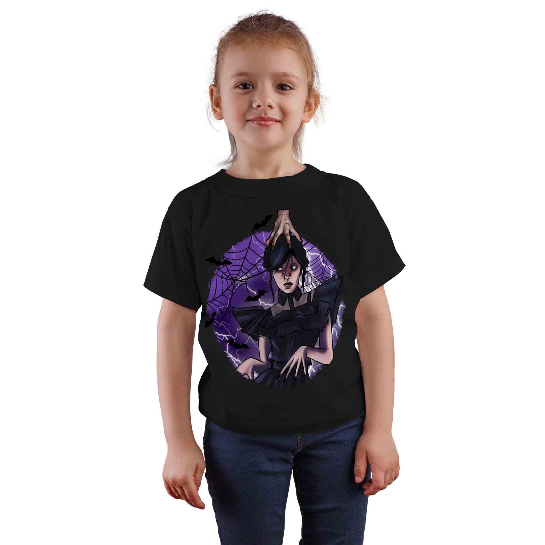Polera Merlina Addams D3