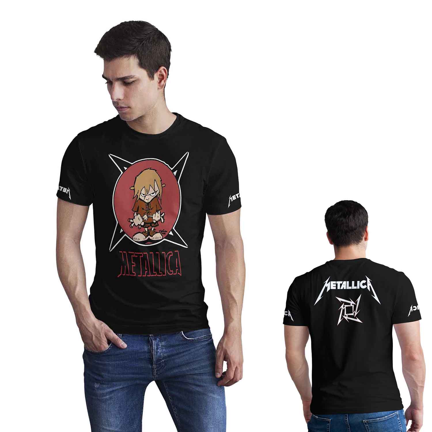 Polera Metalera Metallica D10