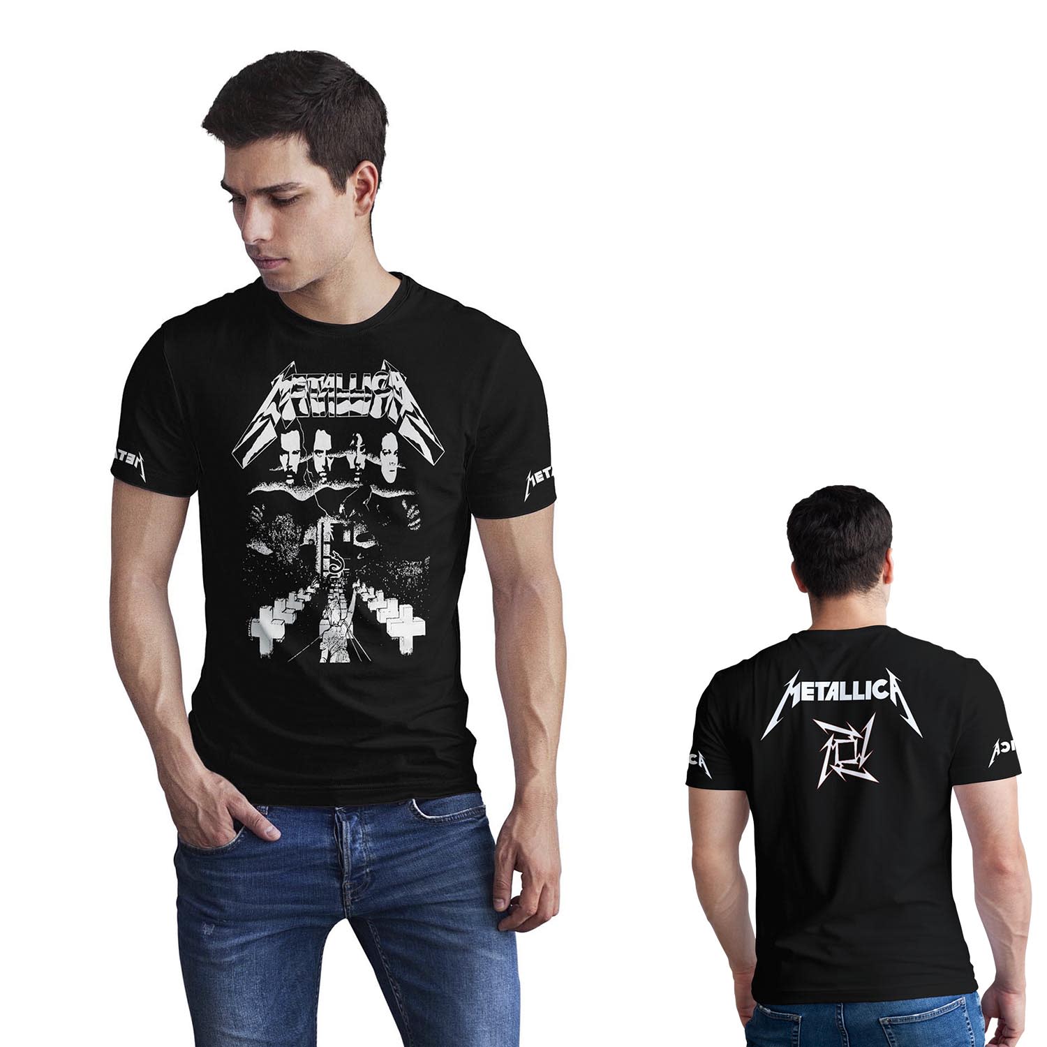 Polera Metalera Metallica D2