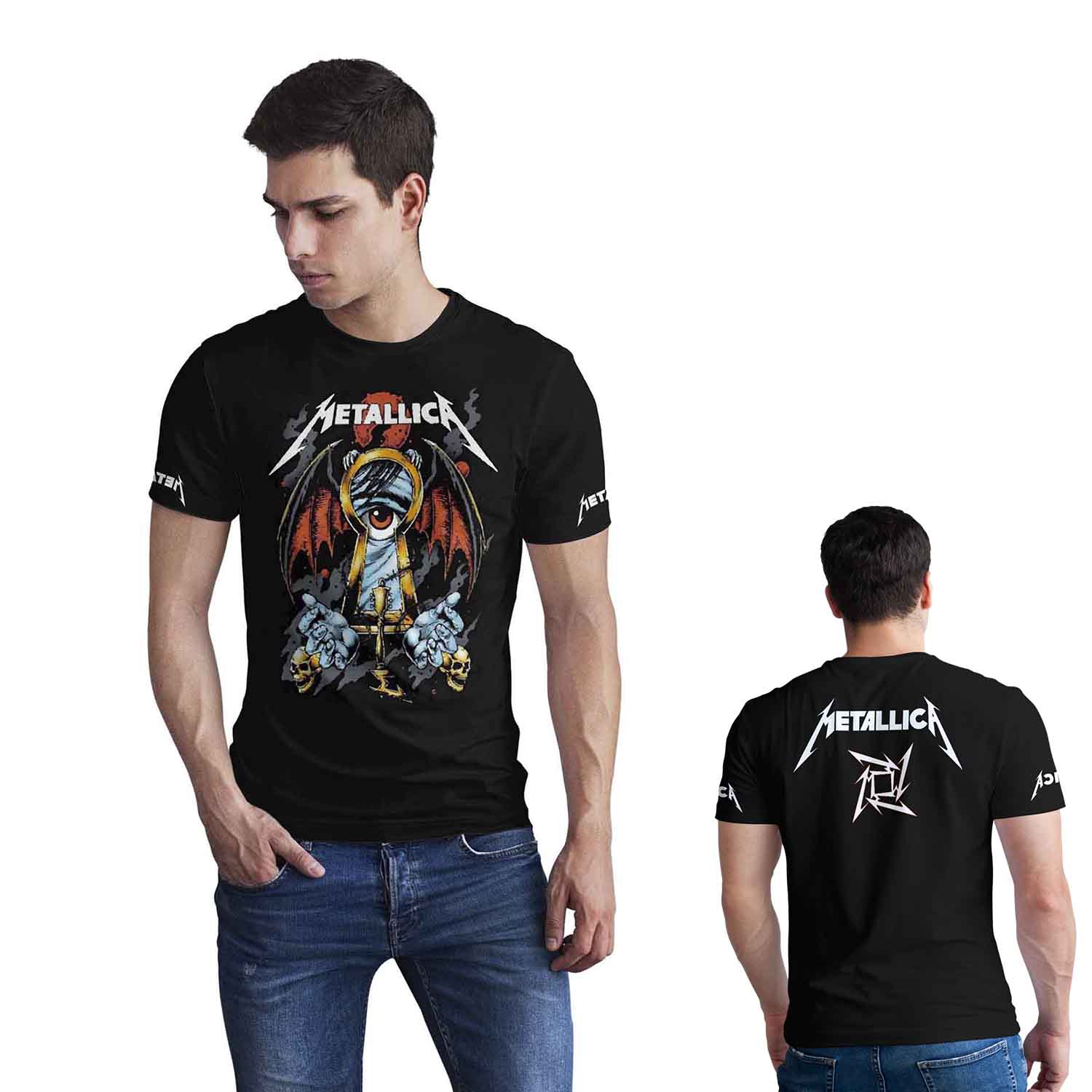 Polera Metalera Metallica D5