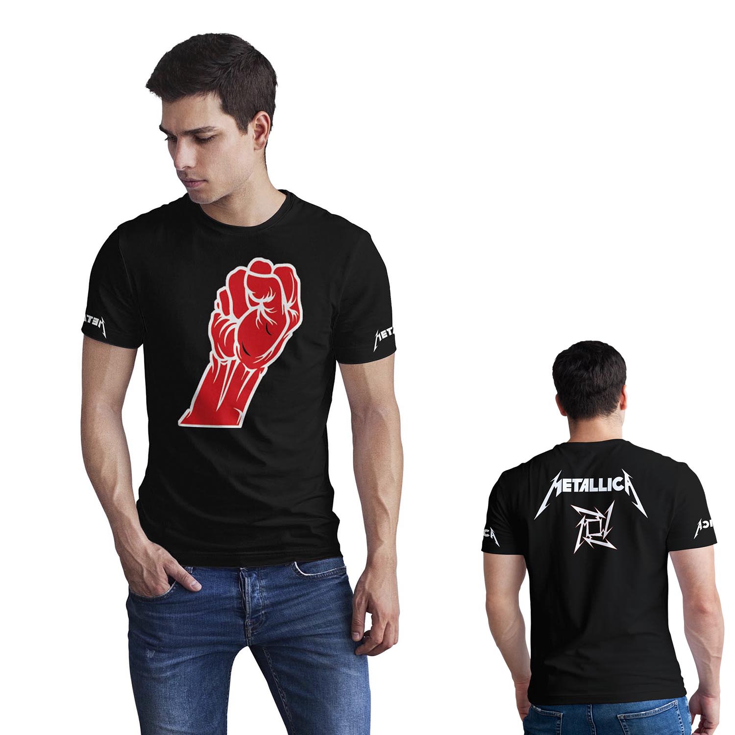 Polera Metalera Metallica D6
