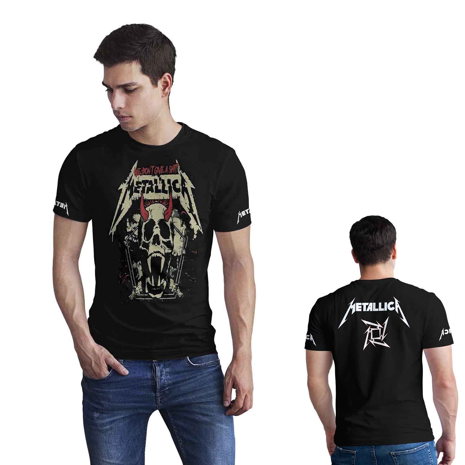Polera Metalera Metallica D9