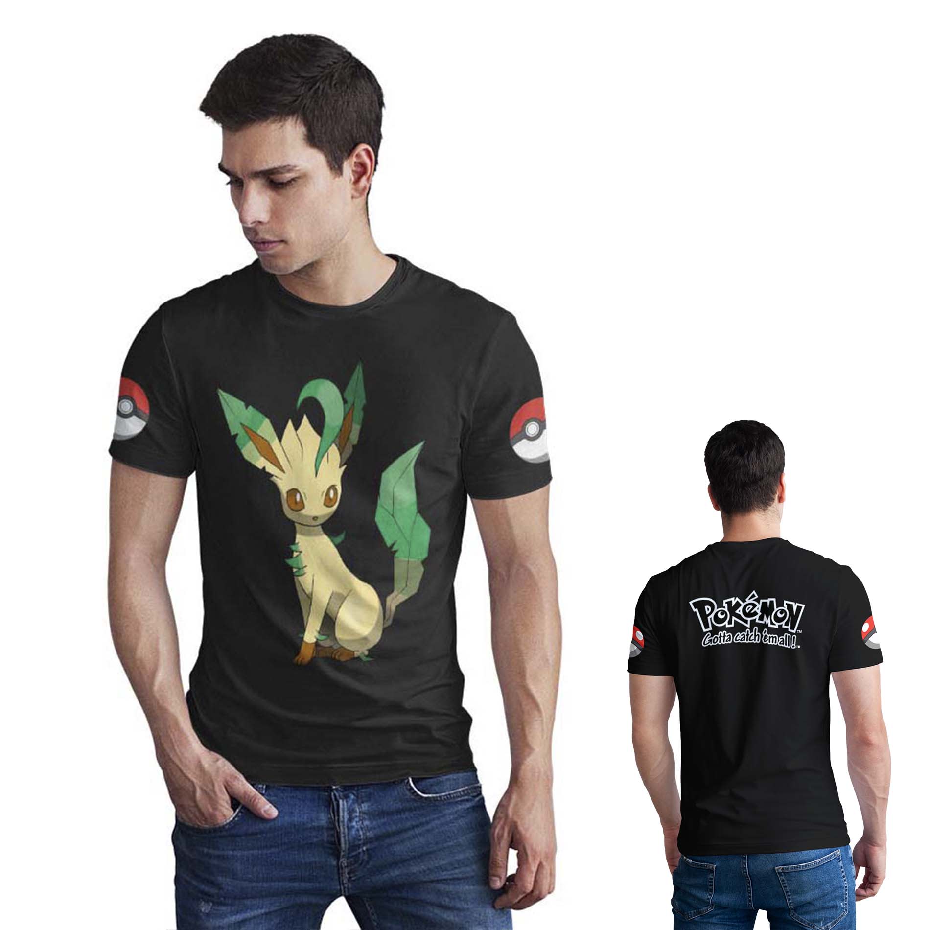 Polera Pokémon gotta catch em all D18