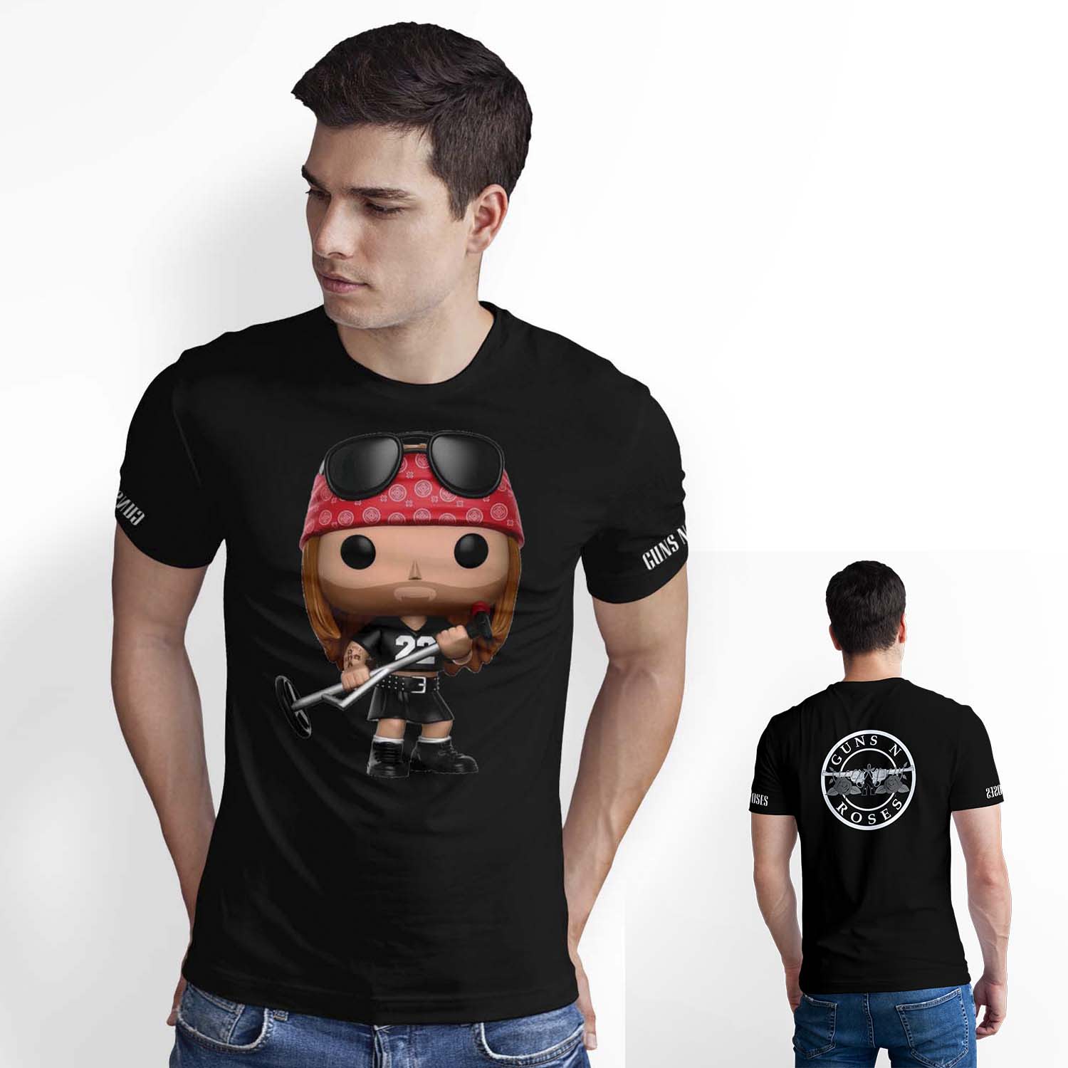 Polera Rockera Guns N' Roses D3