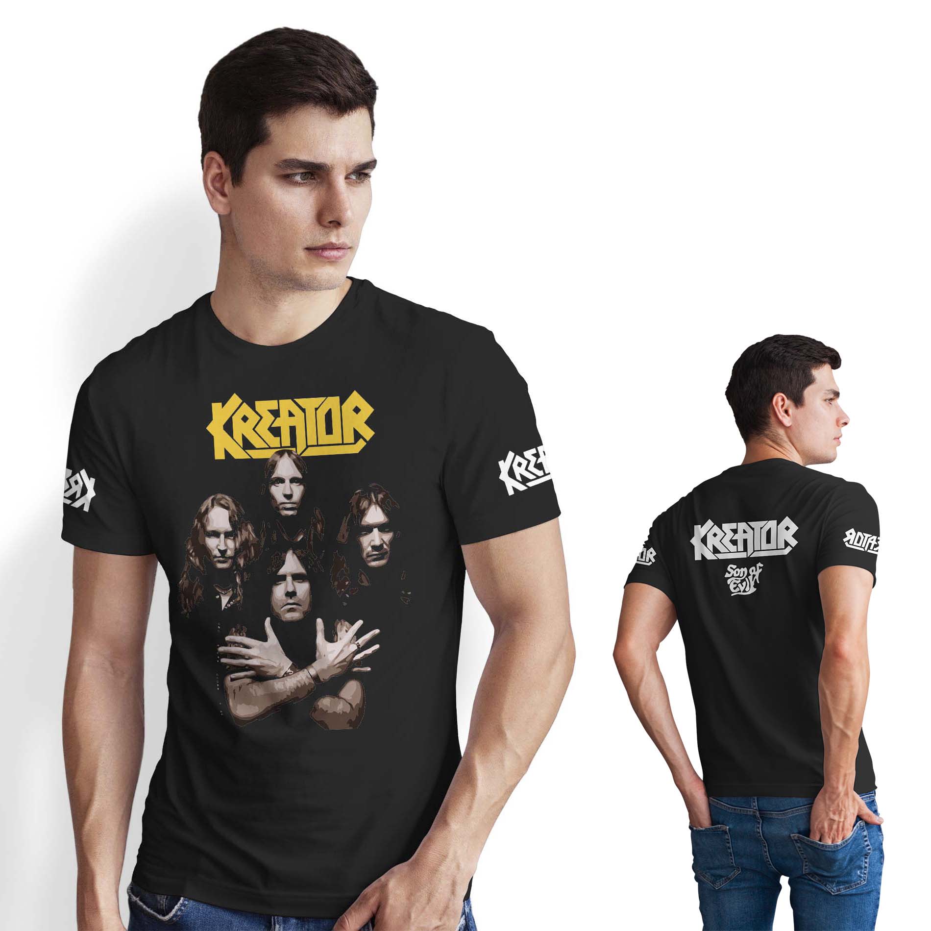Polera Metalera Kreator D1