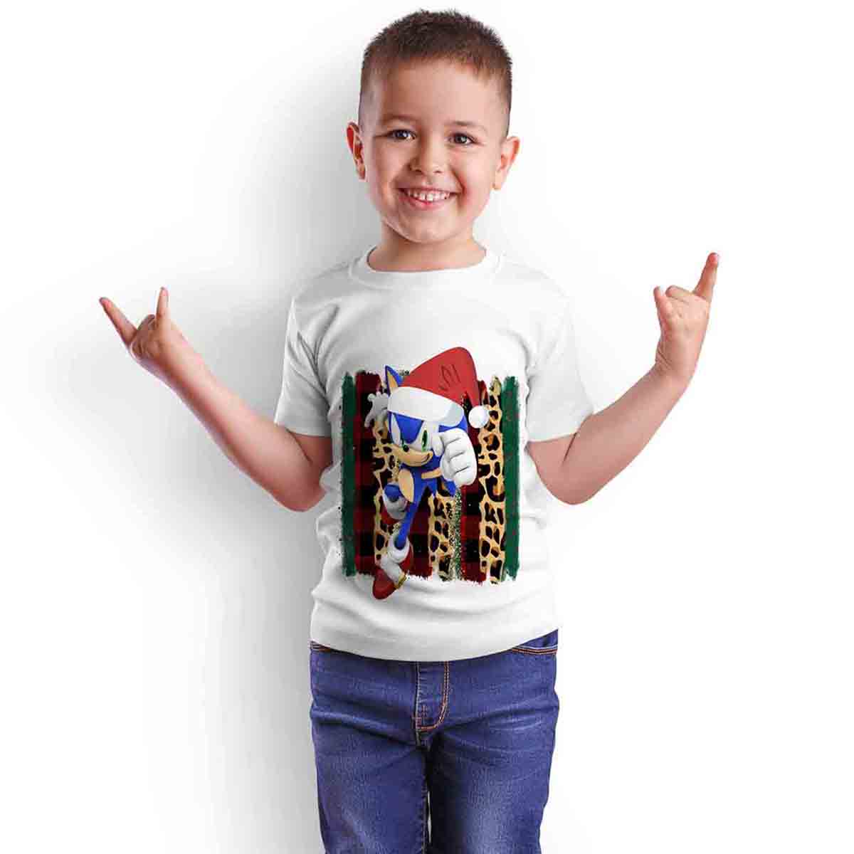 Polera Blanca Navideña 12