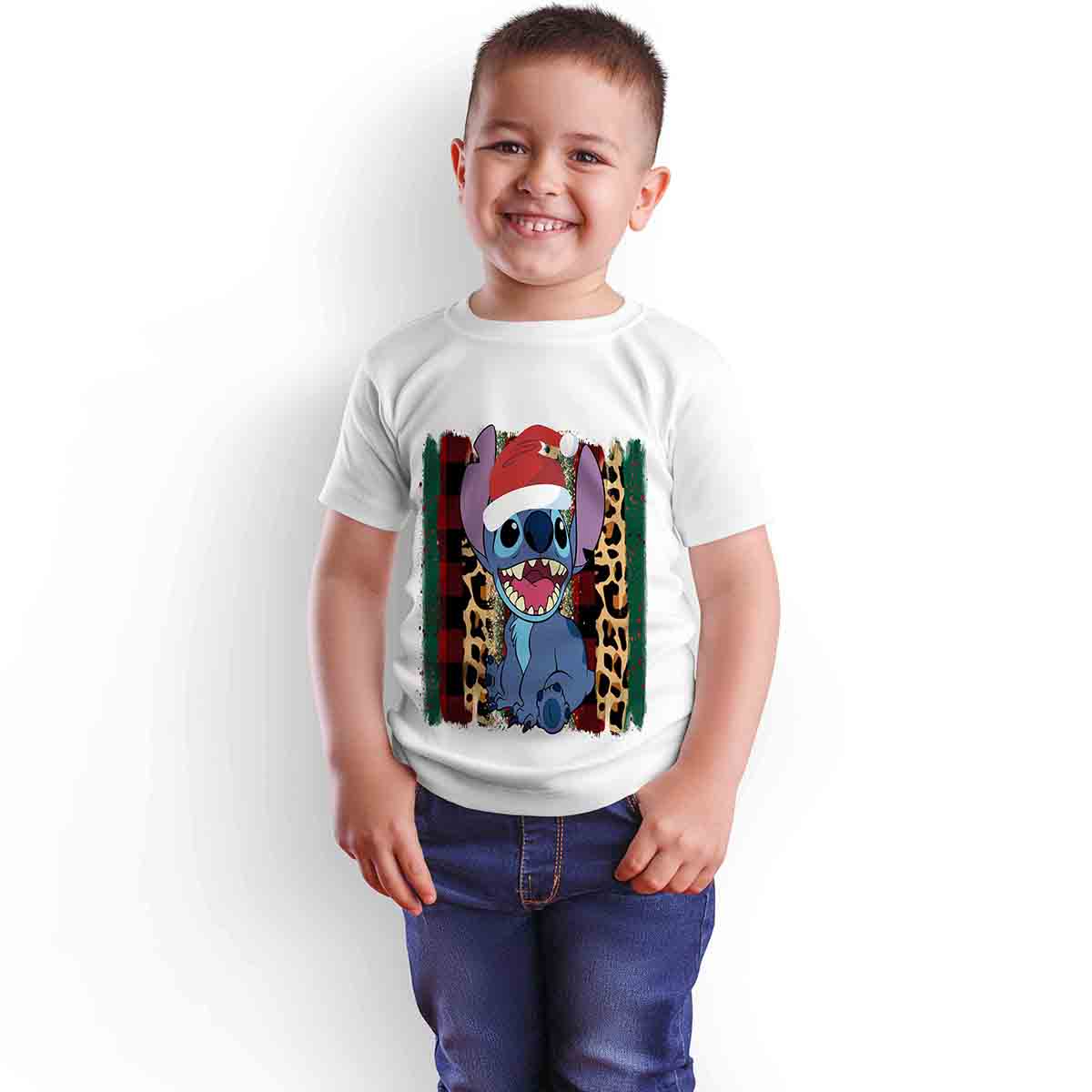 Polera Blanca Navideña 13