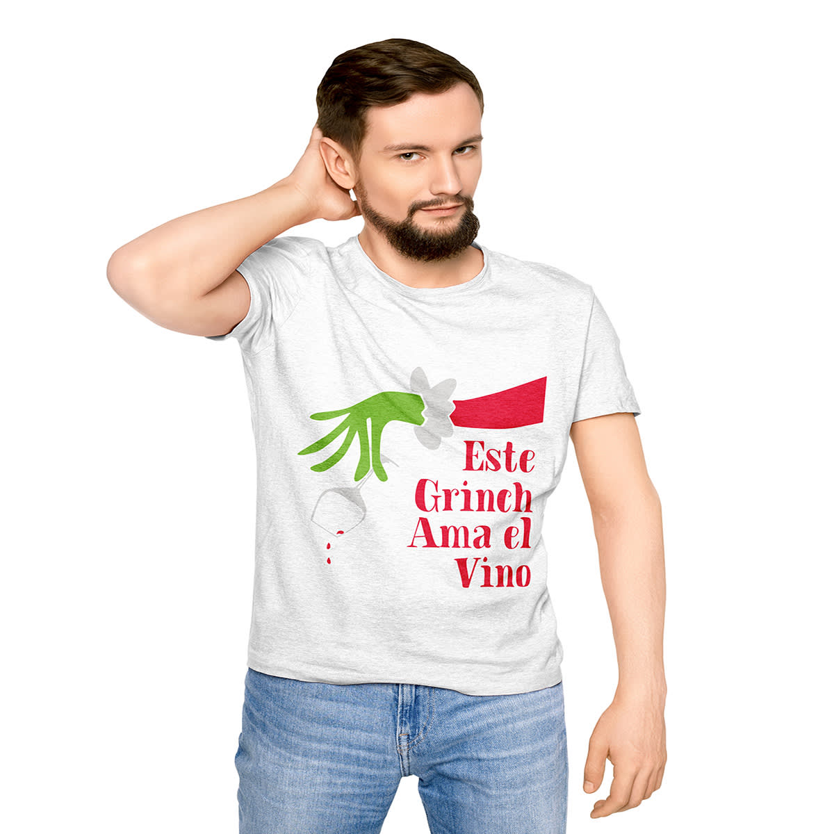 Polera Blanca Navideña 16