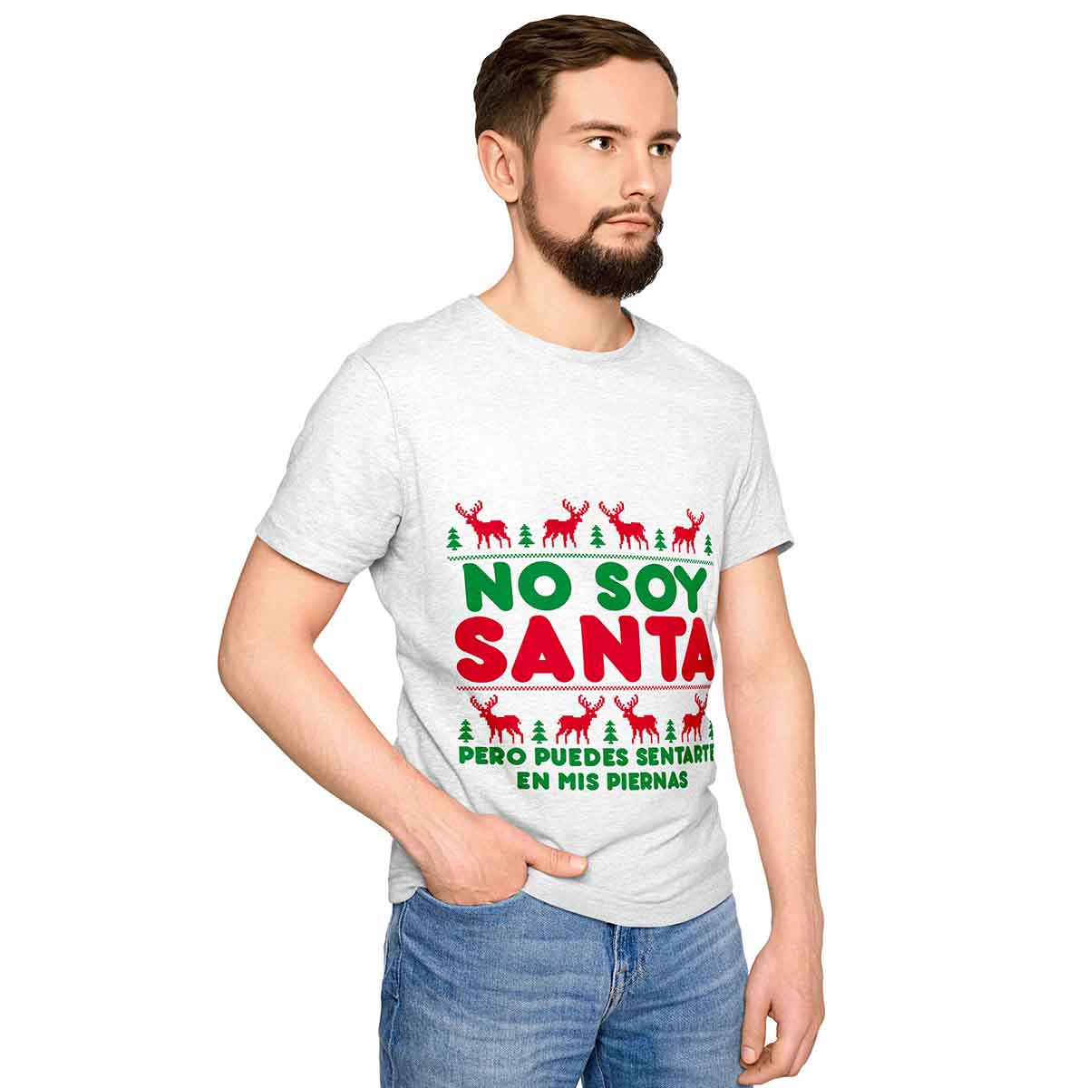 Polera Blanca Navideña D2