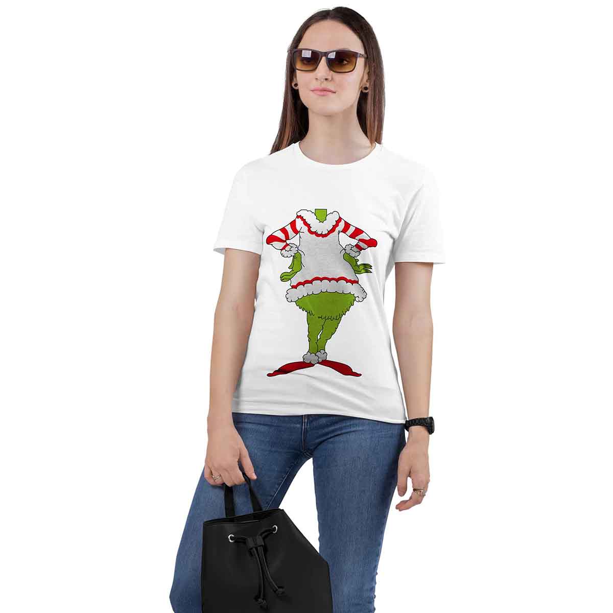 Polera Blanca Navideña D6