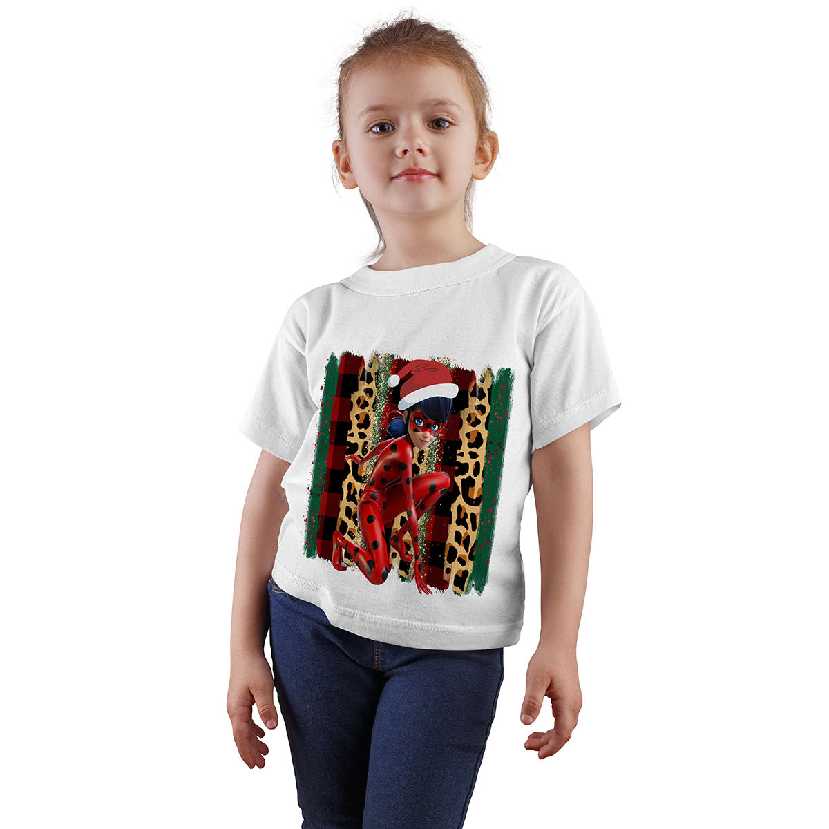 Polera Blanca Navideña D8