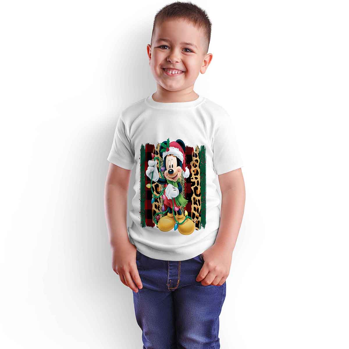 Polera Blanca Navideña D9