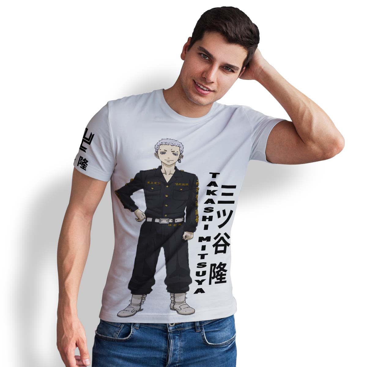 Polera Tokyo Revengers - Takashi Mitsuya D3
