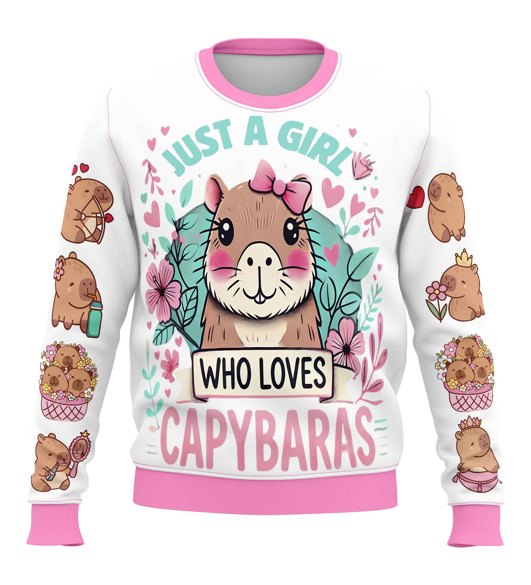 Polerón de Capibara Kawaii D3