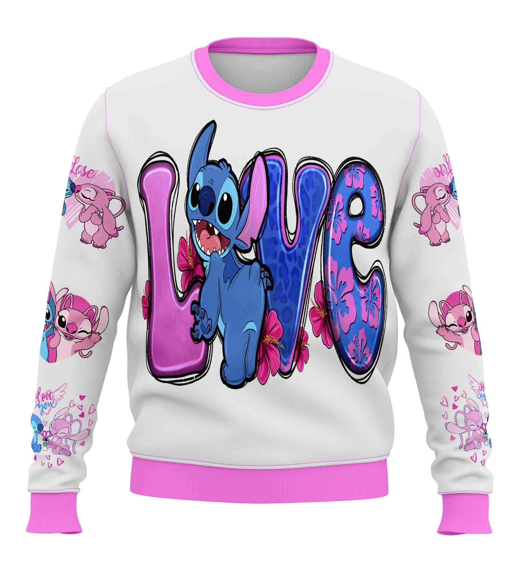 Polerón Stitch Angel D10