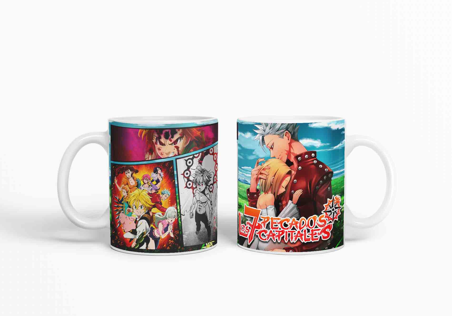 Taza los 7 Pecados Capitales D10