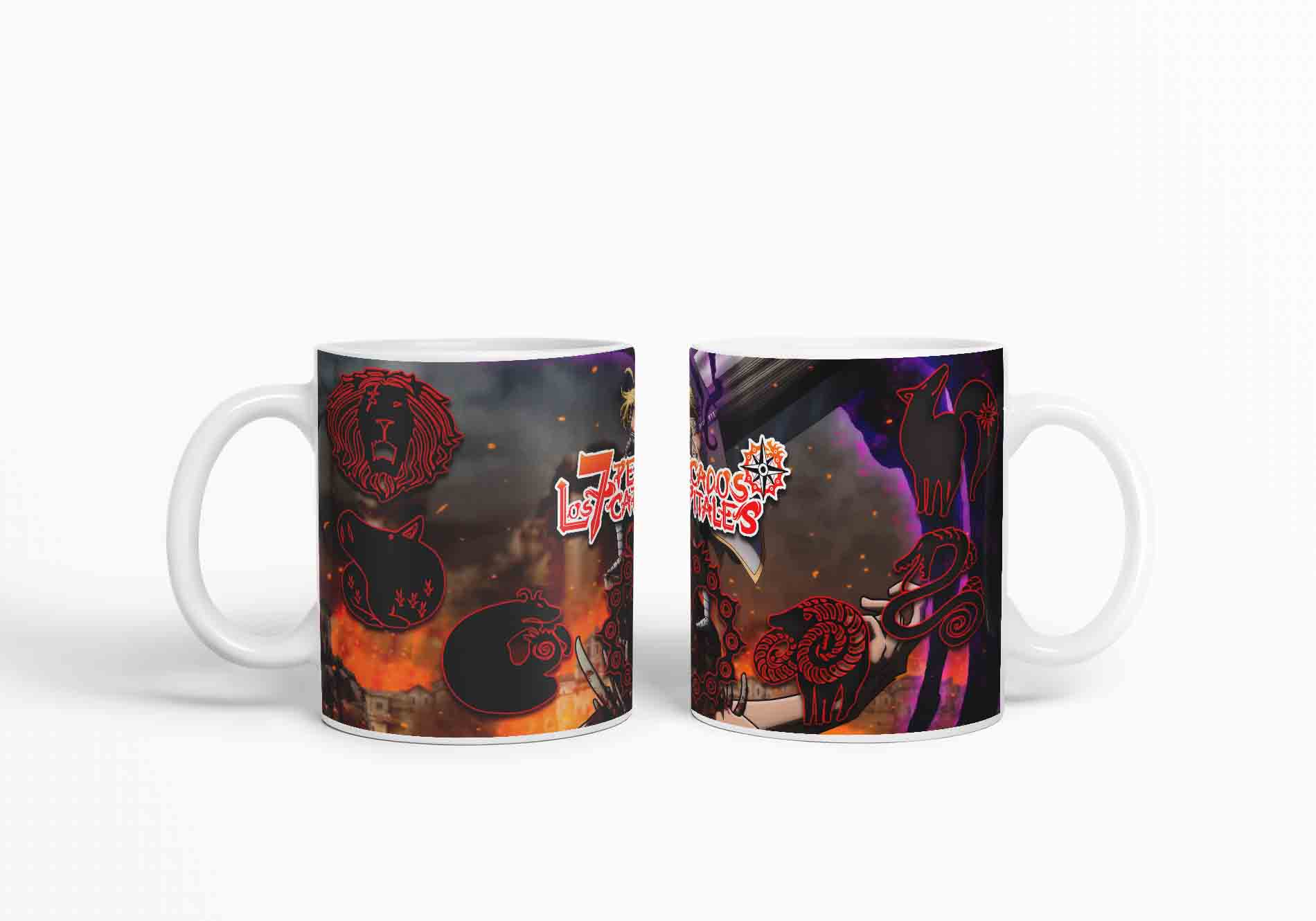 Taza los 7 Pecados Capitales D11