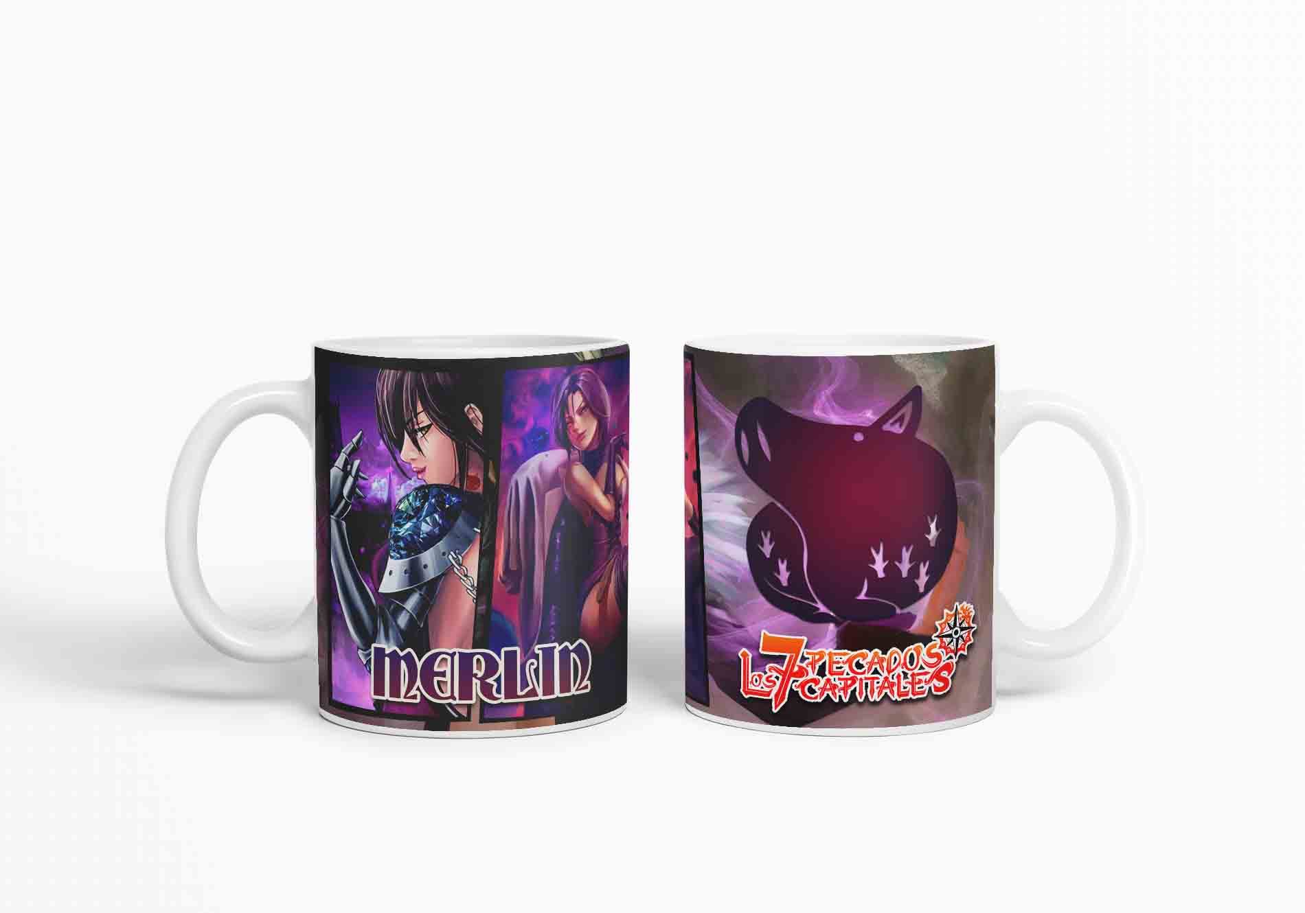 Taza los 7 Pecados Capitales-Merlin D8