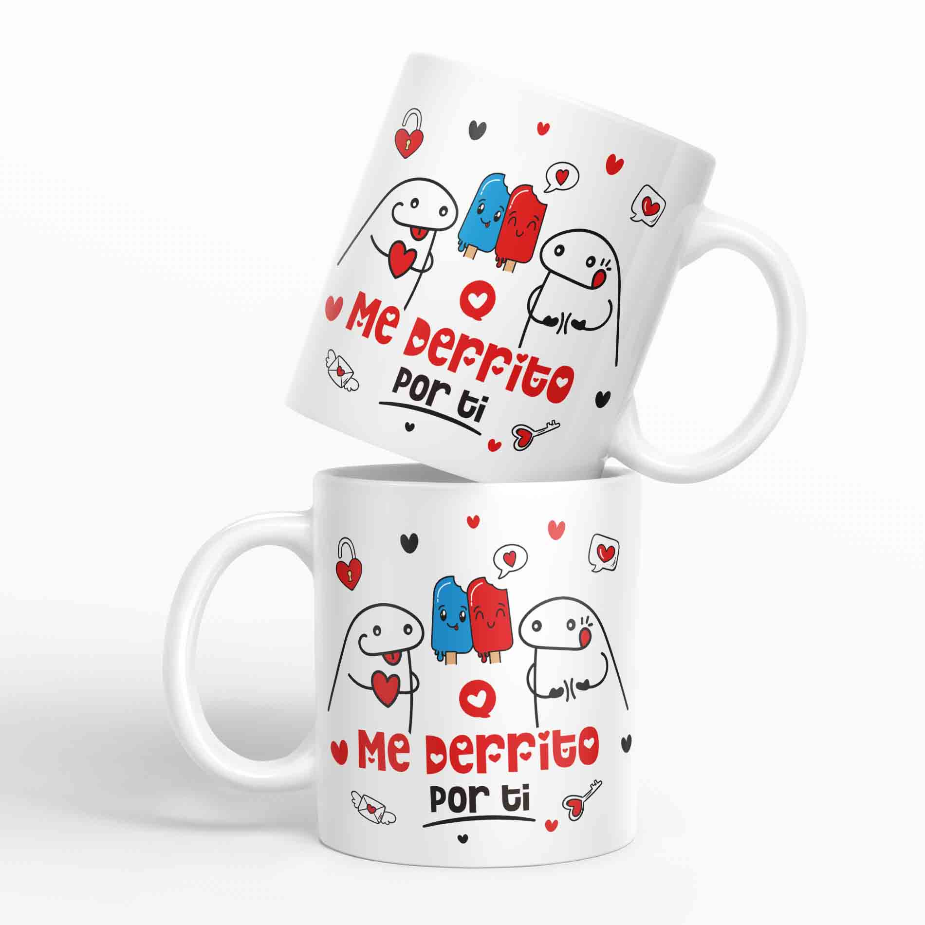 Taza Flork Me derrito por ti - San Valentin D7