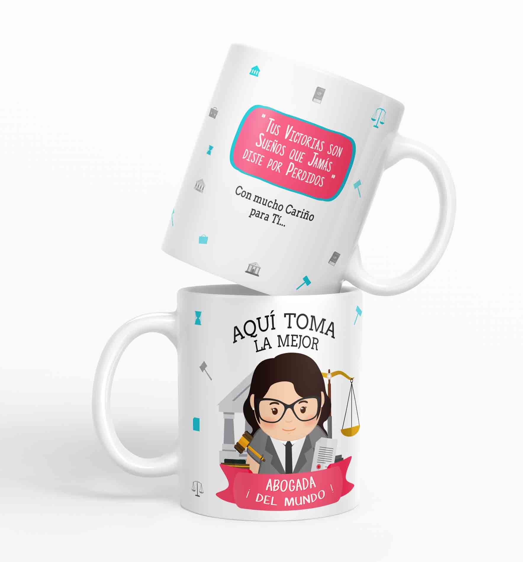 Taza aquí toma la mejor Abogada del mundo D39