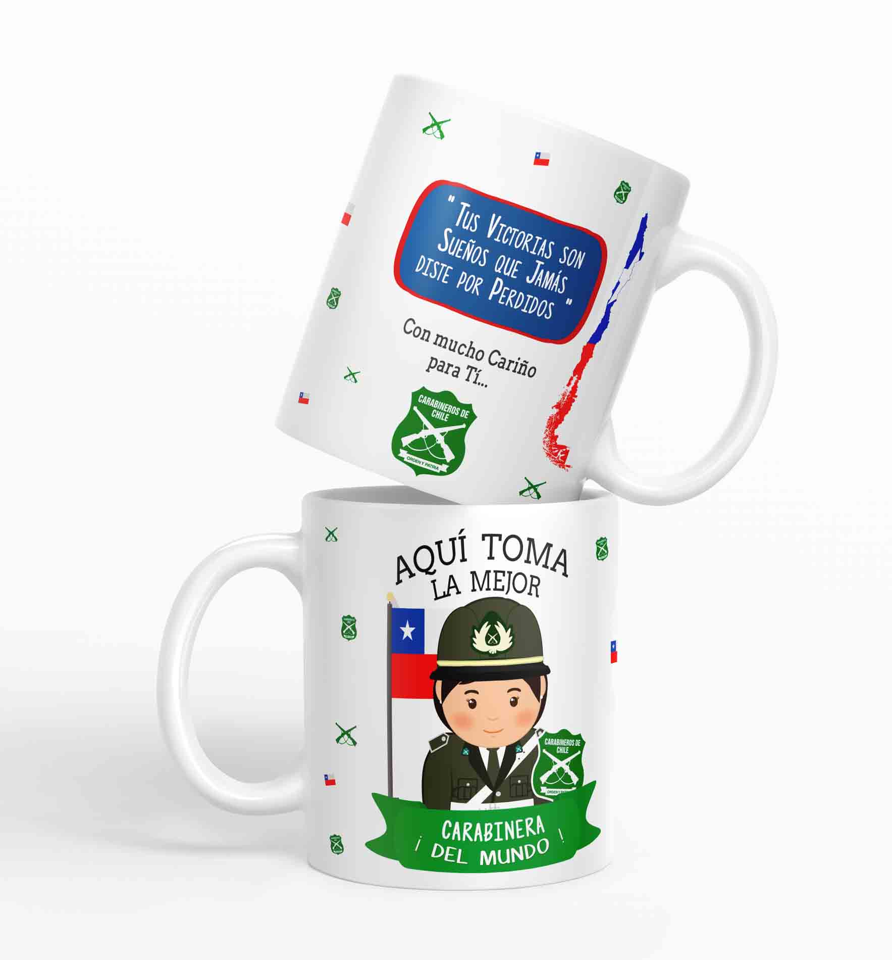 Taza aquí toma la mejor Carabinera del mundo D4