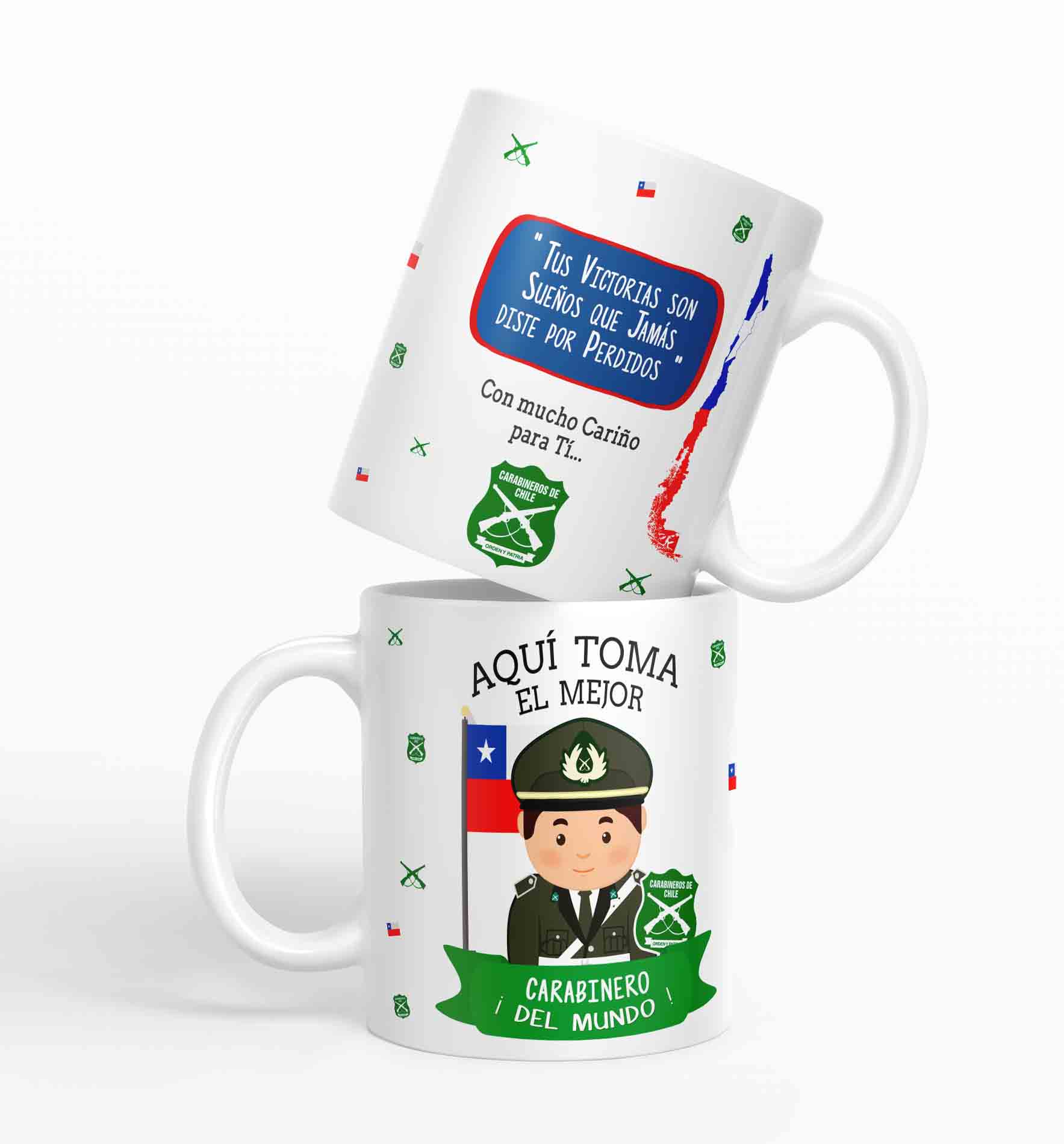 Taza aquí toma el mejor Carabinero del mundo D3