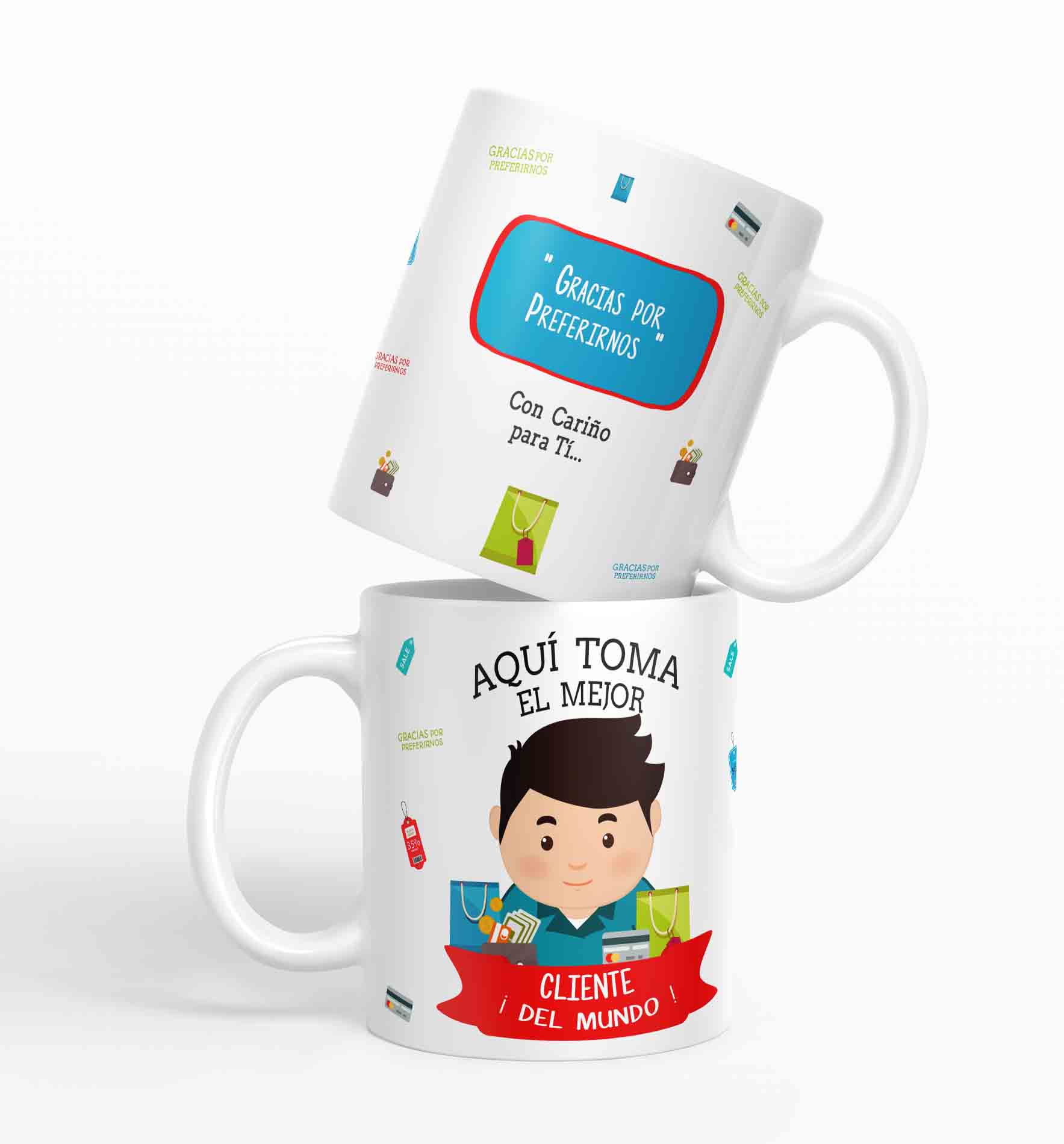 Taza aquí toma el mejor Cliente del mundo D63