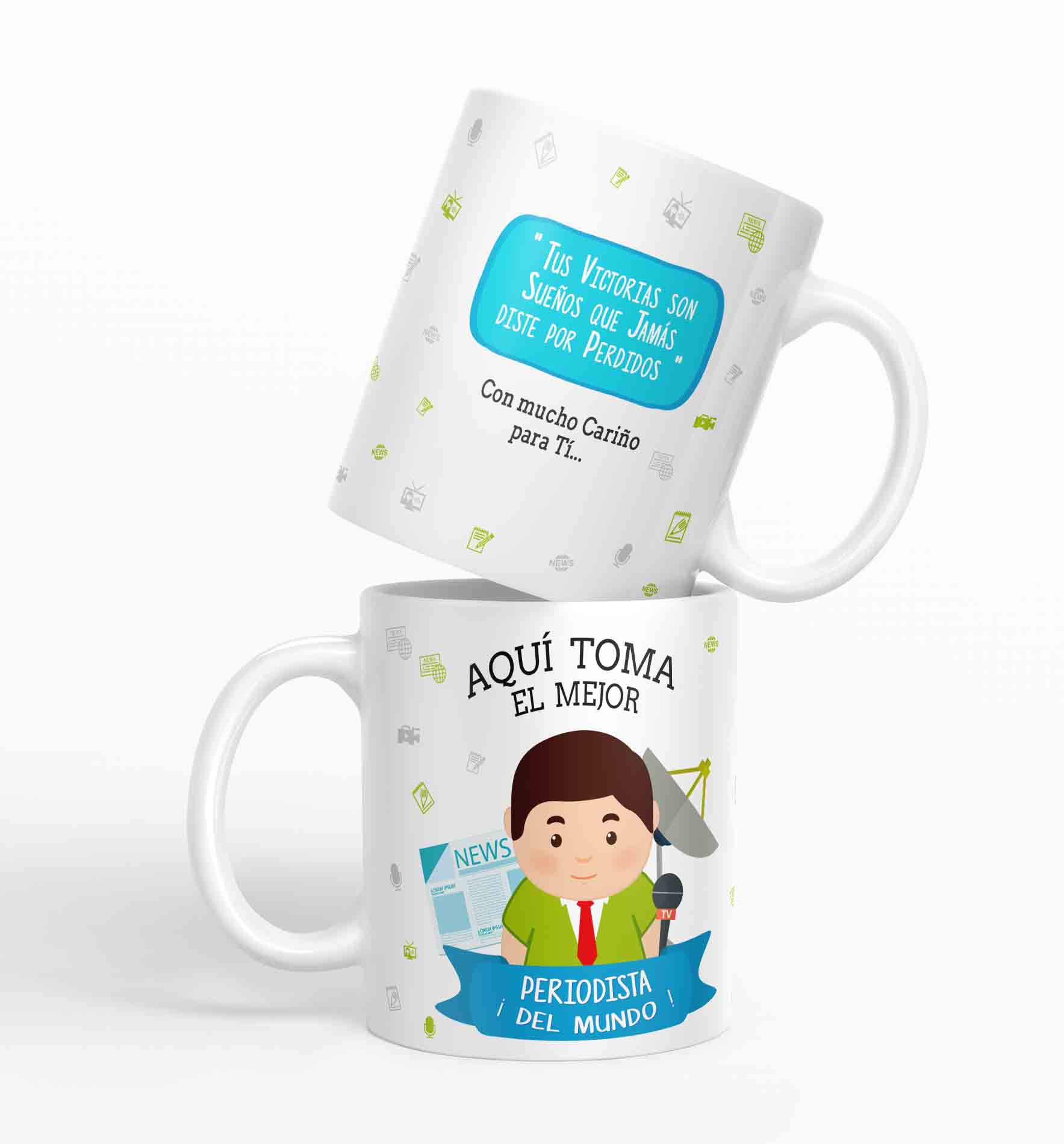 Taza aquí toma el mejor Periodista del mundo D11