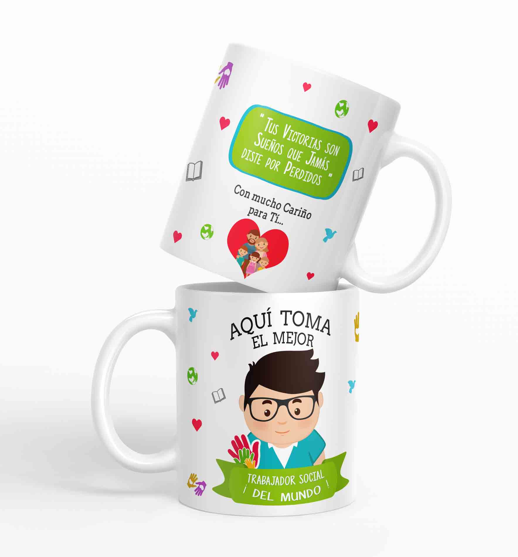 Taza aquí toma el mejor Trabajador Social del mundo D59