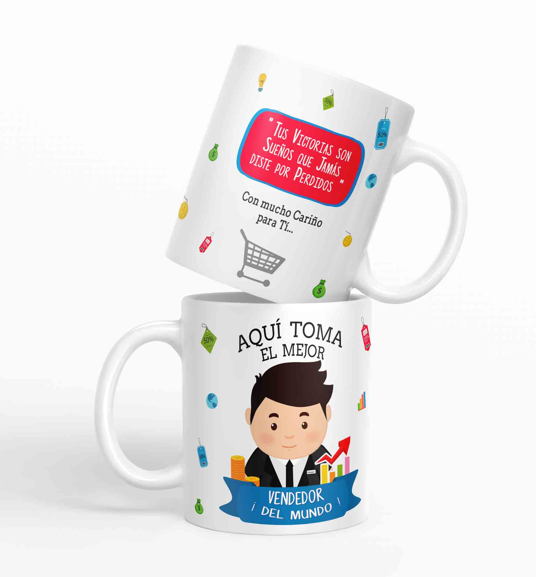 Taza aquí toma el mejor Vendedor del mundo D61