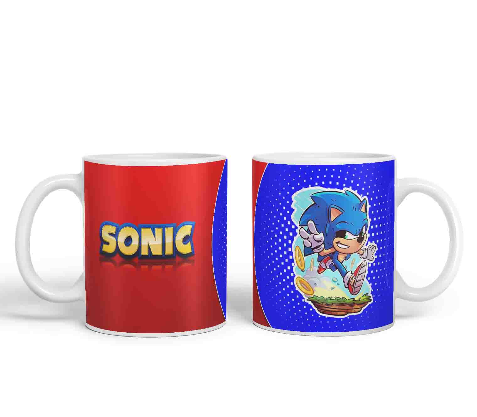 Taza Sonic el Erizo D3 (320ml)