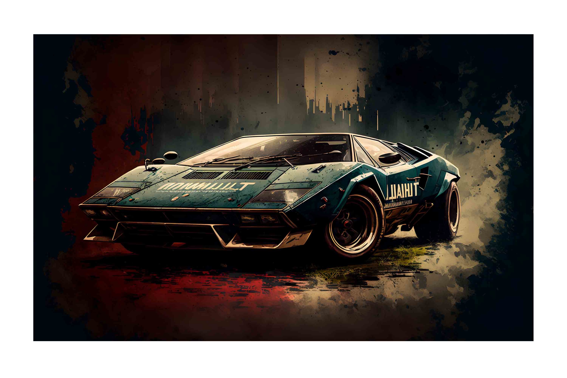 Tela Impermeable Estampada Carros D15 50cm x 70cm