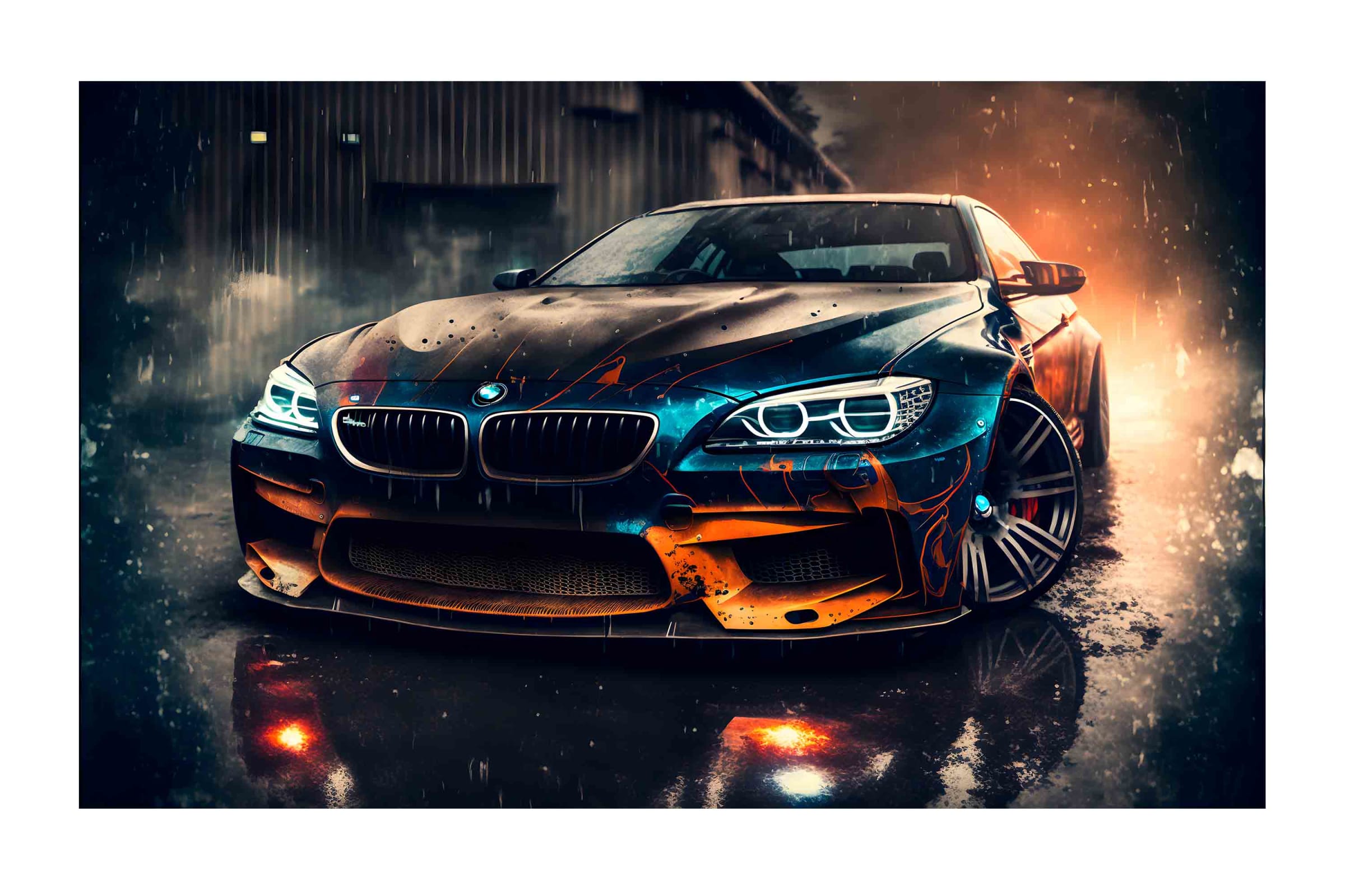 Tela Impermeable Estampada Carros D18 50cm x 70cm