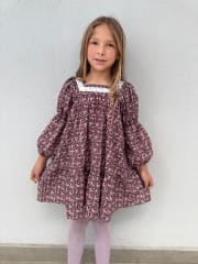Vestido Almendra Morado