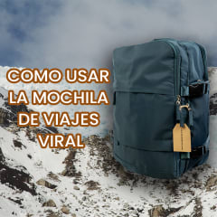 Como usar la mochila de viajes viral